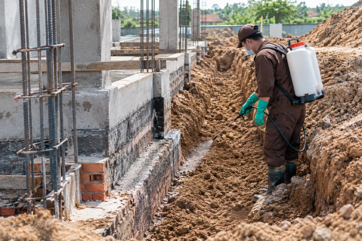 Phòng mối công trình mới